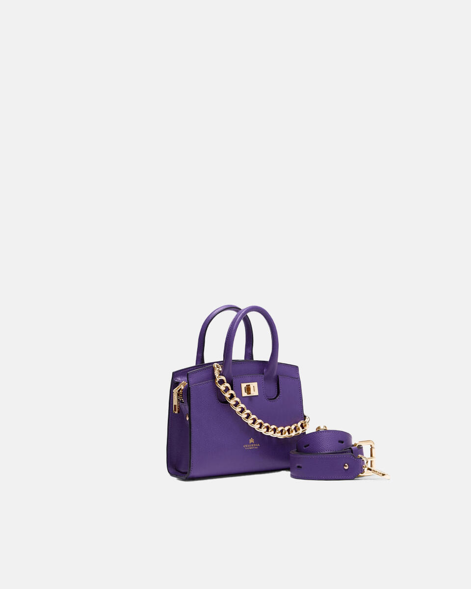 Bella micro tote bag VIOLA  - Tote Bag - Borse Donna - Borse - Cuoieria Fiorentina