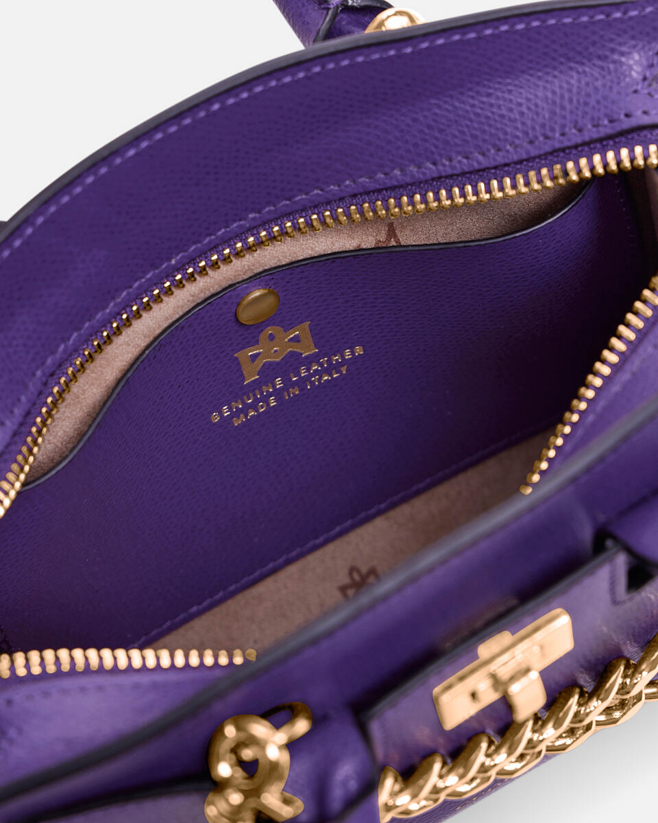 Bella micro tote bag VIOLA  - Tote Bag - Borse Donna - Borse - Cuoieria Fiorentina