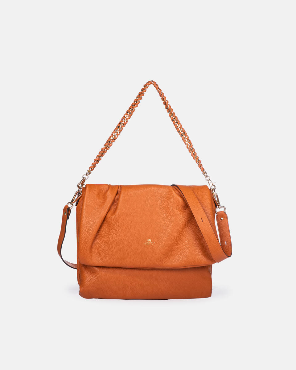 Messenger Papaya  - Bags - Special Price - Cuoieria Fiorentina
