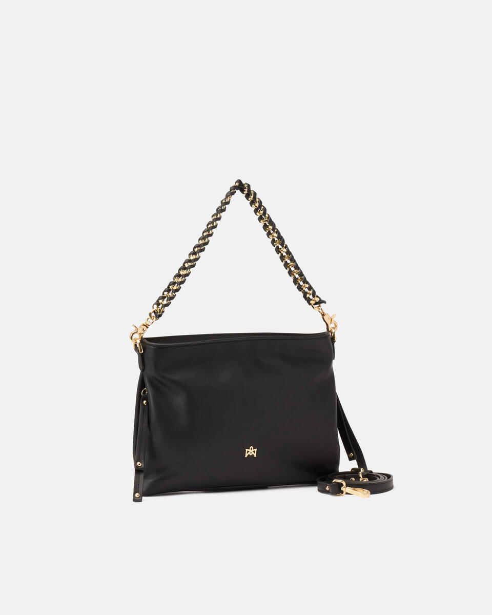 Charlotte Xbody Nero  - Borse A Spalla - Borse Donna - Borse - Cuoieria Fiorentina