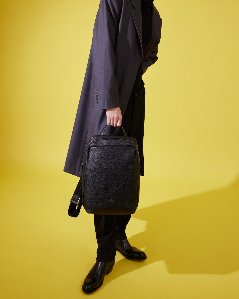 BACKPACK Black  - Backpacks - Men's Bags - Bags - Cuoieria Fiorentina