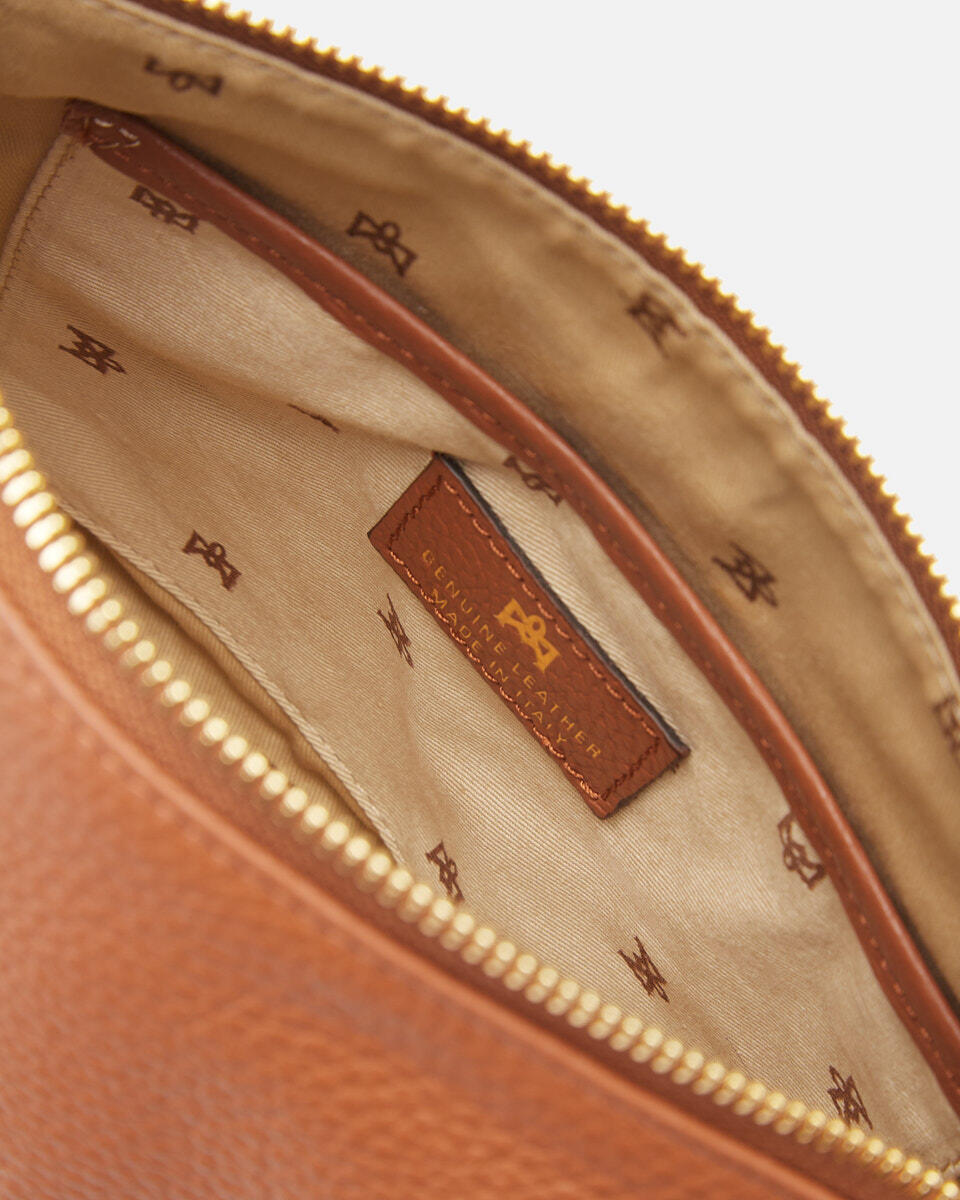 Tracollina in Dollaro Caramel  - Tracolla - Borse Donna - Borse - Cuoieria Fiorentina