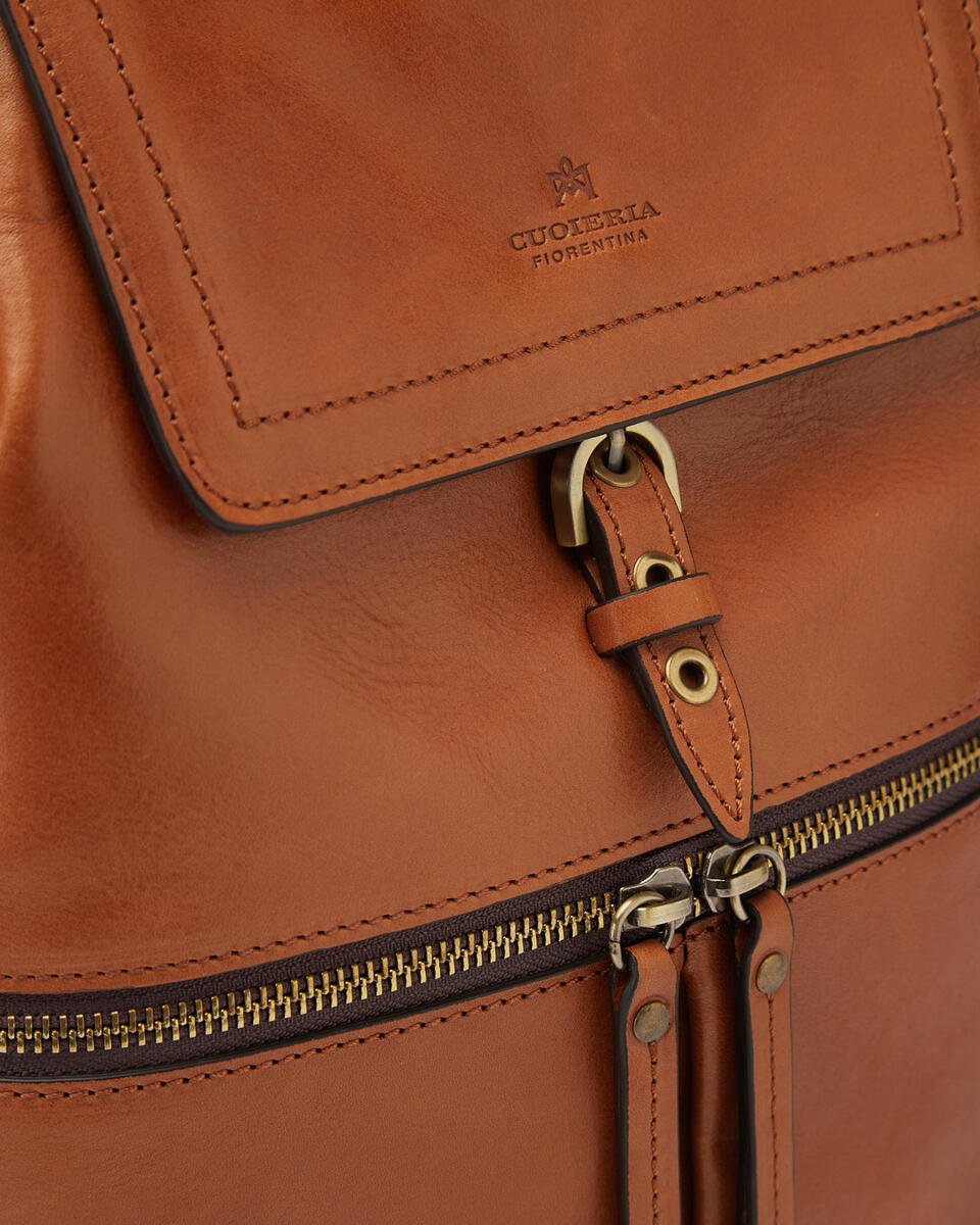 Eva Backpack Naturale  - Zainetti - Borse Donna - Borse - Cuoieria Fiorentina