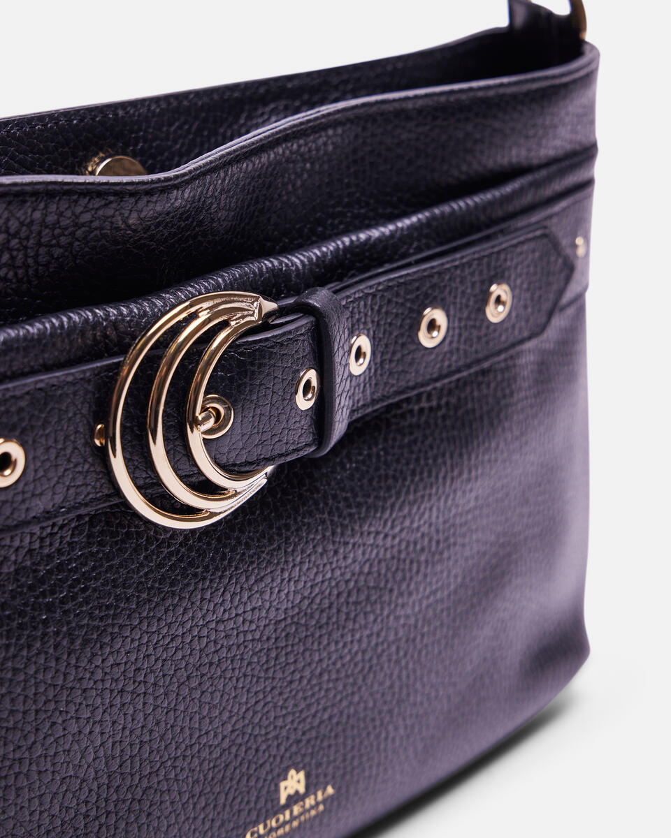 Amelia borsa a spalla NERO  - Borse A Spalla - Borse Donna - Borse - Cuoieria Fiorentina
