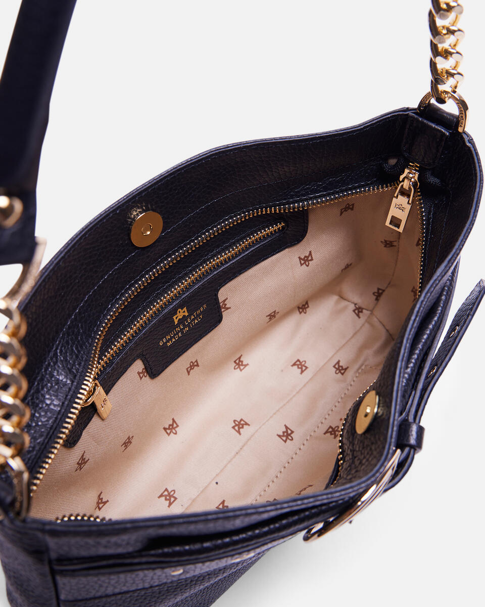 Amelia borsa a spalla NERO  - Borse A Spalla - Borse Donna - Borse - Cuoieria Fiorentina
