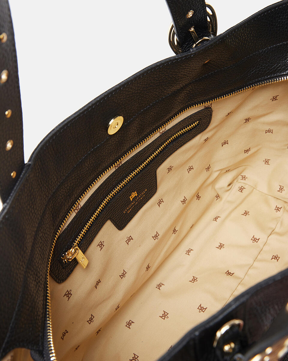 Amelia shopping bag Nero  - Borse - Special Price - Cuoieria Fiorentina