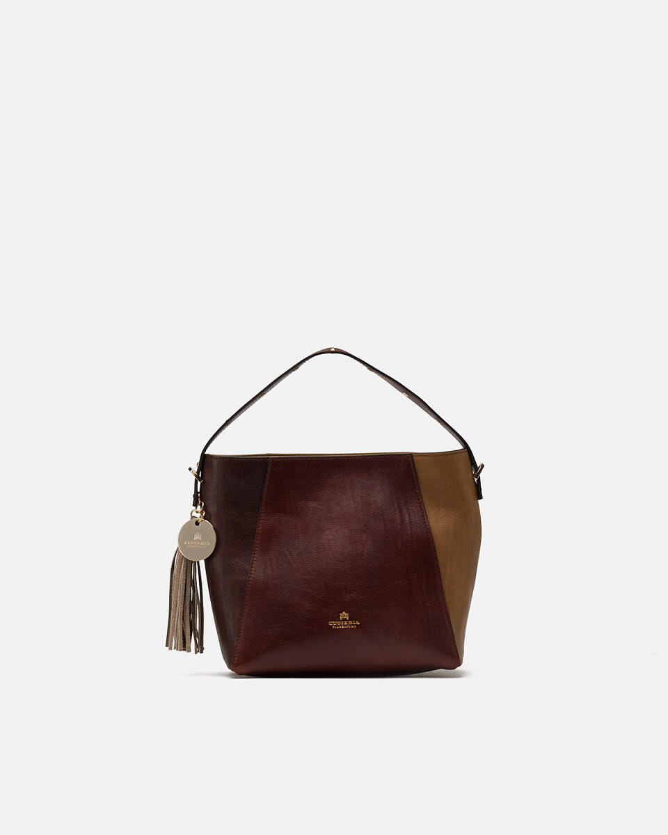 SMALL TOTE BAG Brown  - Tote Bag - Women's Bags - Bags - Cuoieria Fiorentina