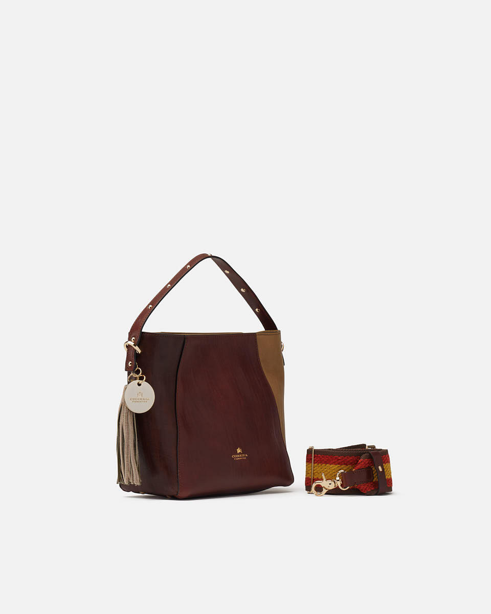 SMALL TOTE BAG Brown  - Tote Bag - Women's Bags - Bags - Cuoieria Fiorentina