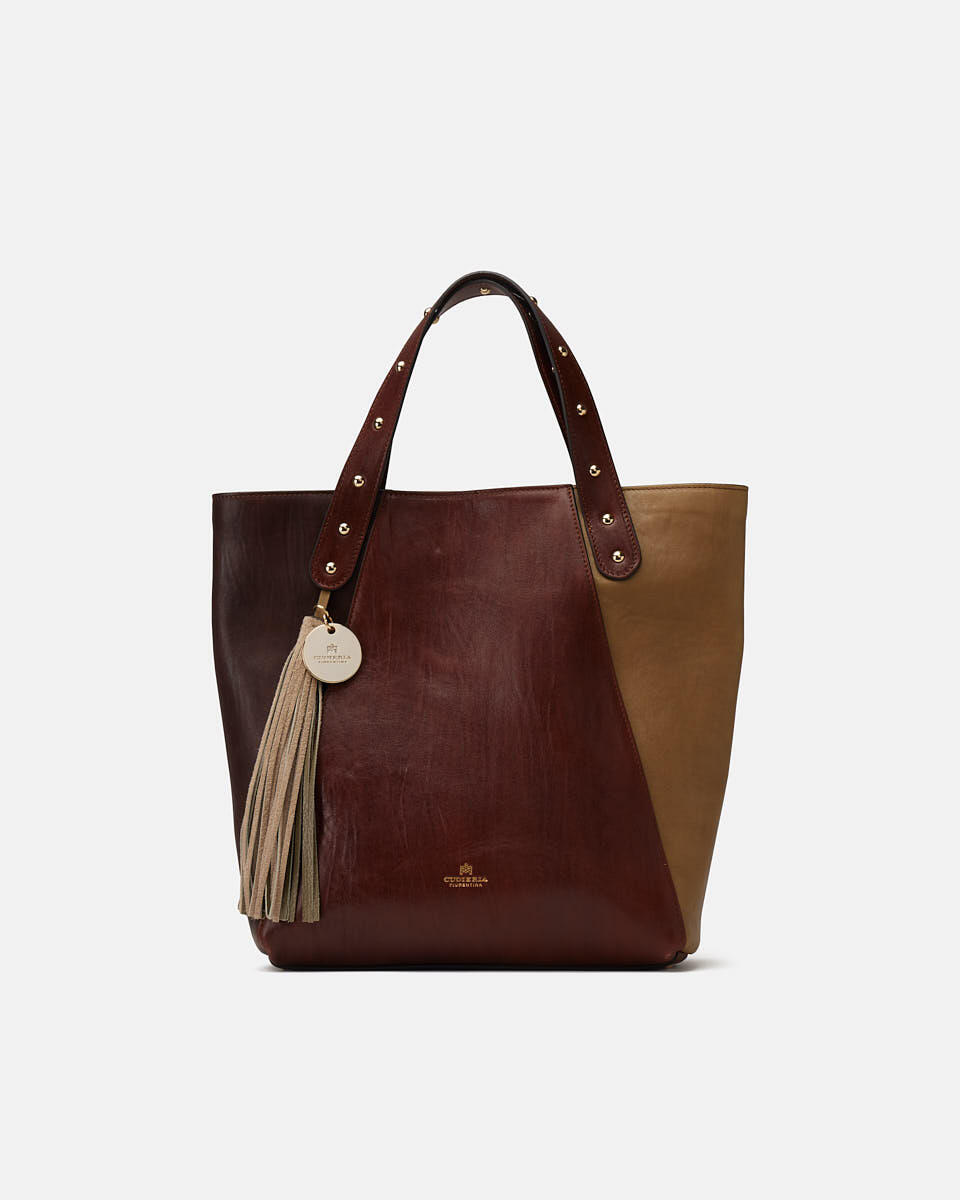 TOTE BAG Brown  - Tote Bag - Women's Bags - Bags - Cuoieria Fiorentina