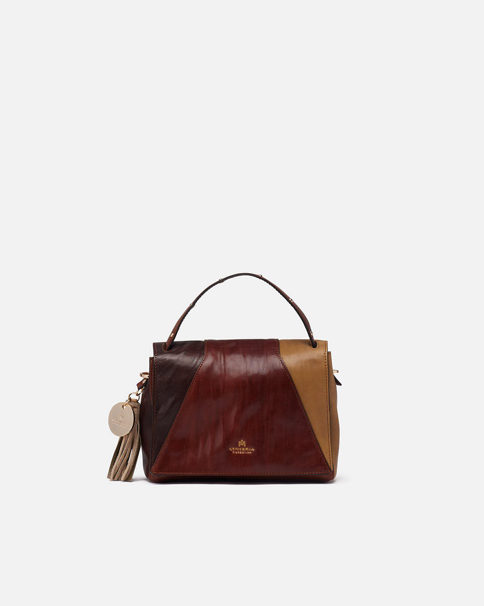 SMALL MESSENGER Brown  - Messenger Bags - Women's Bags - Bags - Cuoieria Fiorentina