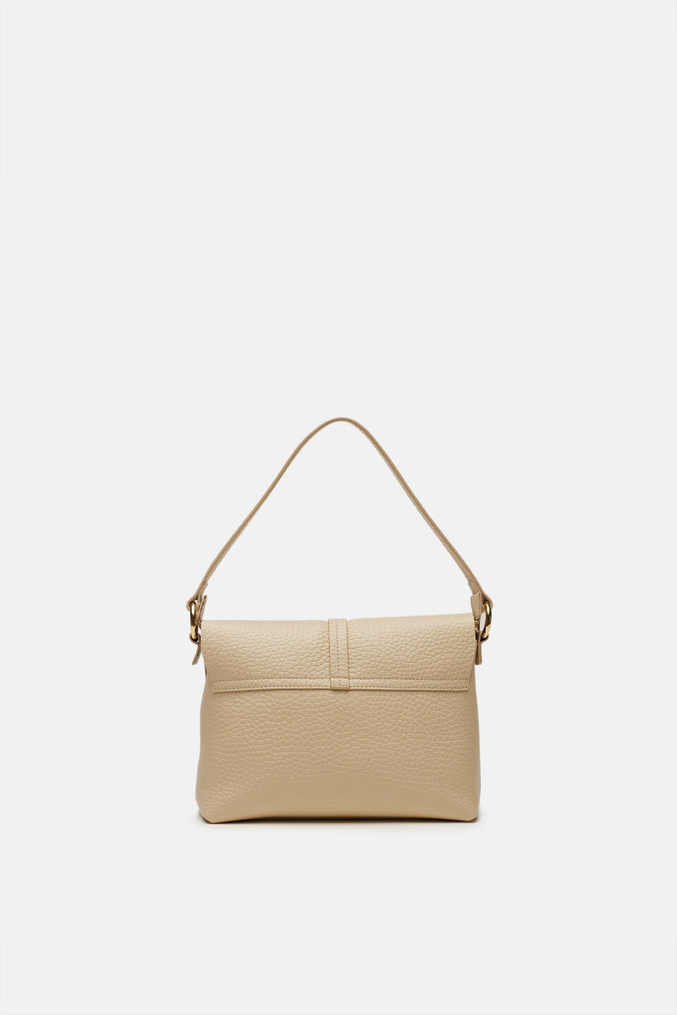 Iris Small Flap bag dollaro double Beige  - Borse A Spalla - Borse Donna - Borse - Cuoieria Fiorentina