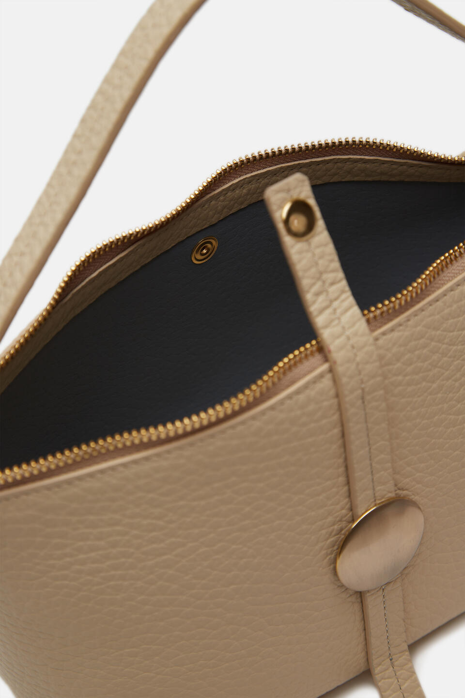 Iris Small hobo dollaro double Beige  - Tote Bag - Borse Donna - Borse - Cuoieria Fiorentina