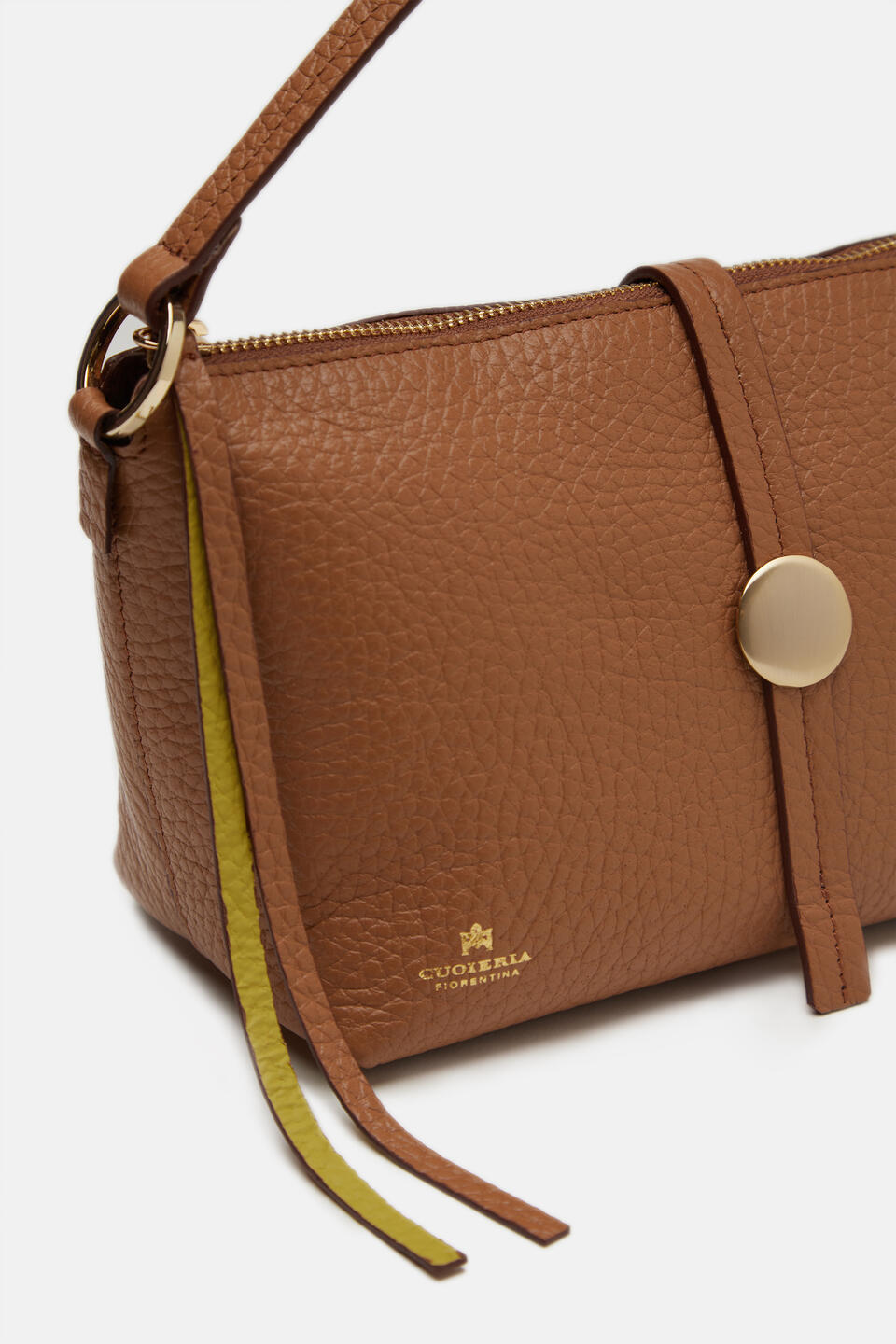 Iris Small hobo dollaro double Caramel  - Tote Bag - Borse Donna - Borse - Cuoieria Fiorentina