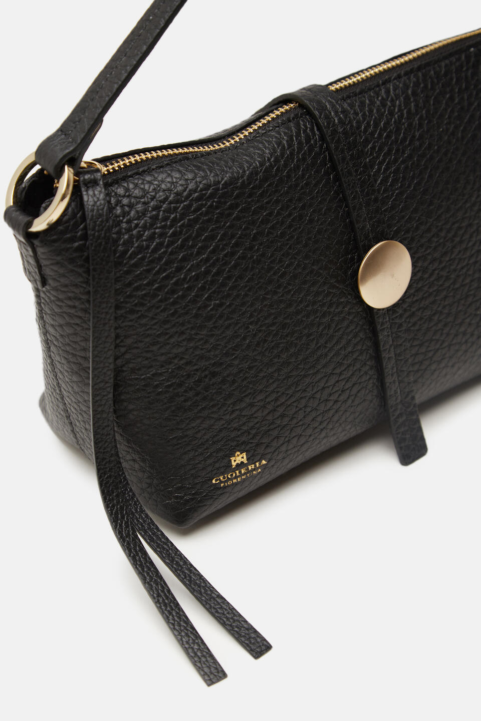 Iris Small hobo dollaro double Nero  - Tote Bag - Borse Donna - Borse - Cuoieria Fiorentina