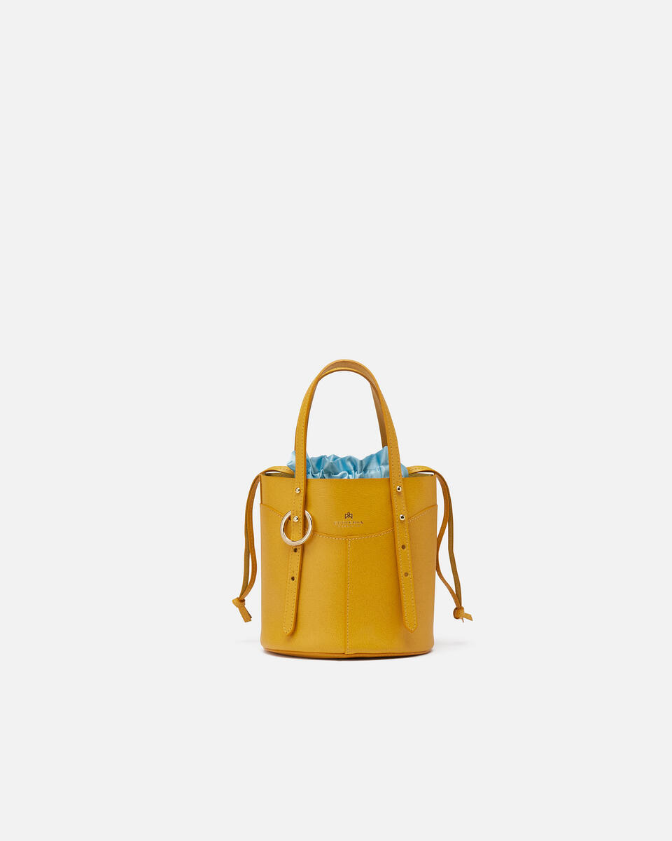 BUCKET BAG Yellow  - Bucket Bags - Women's Bags - Bags - Cuoieria Fiorentina