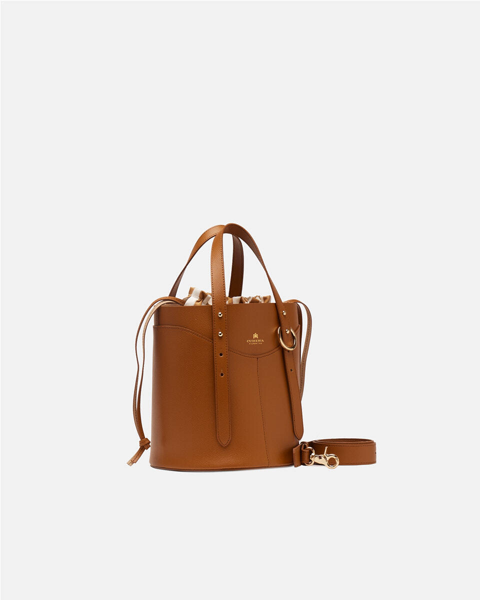 Amber Medium Bucket LION  - Secchiello - Borse Donna - Borse - Cuoieria Fiorentina