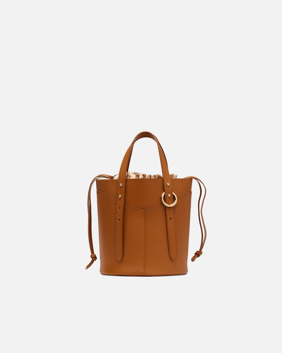 Amber Medium Bucket LION  - Secchiello - Borse Donna - Borse - Cuoieria Fiorentina