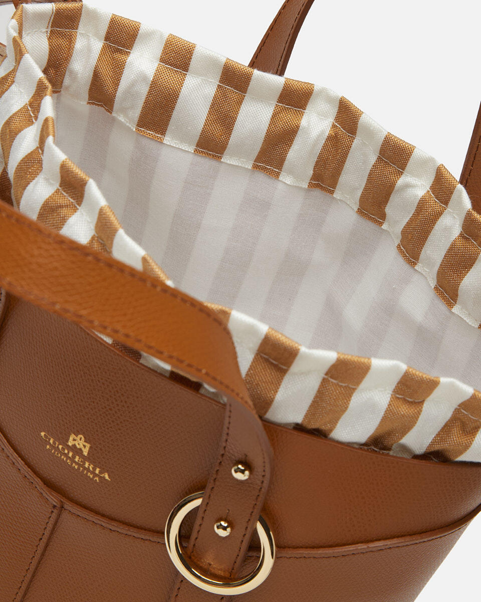 Amber Medium Bucket LION  - Secchiello - Borse Donna - Borse - Cuoieria Fiorentina
