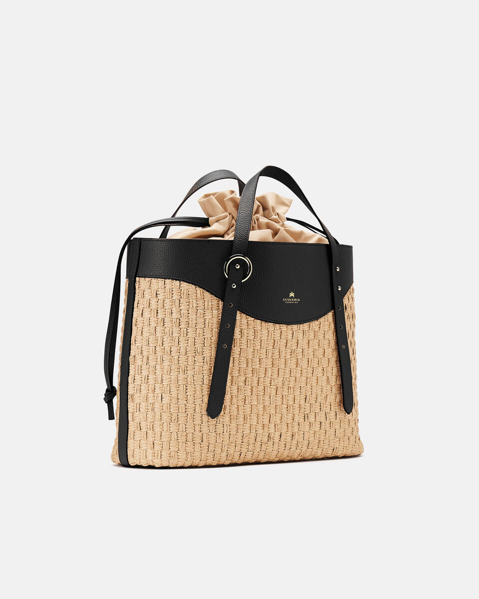 SHOPPING BAG Black  - Shopping - Women's Bags - Bags - Cuoieria Fiorentina