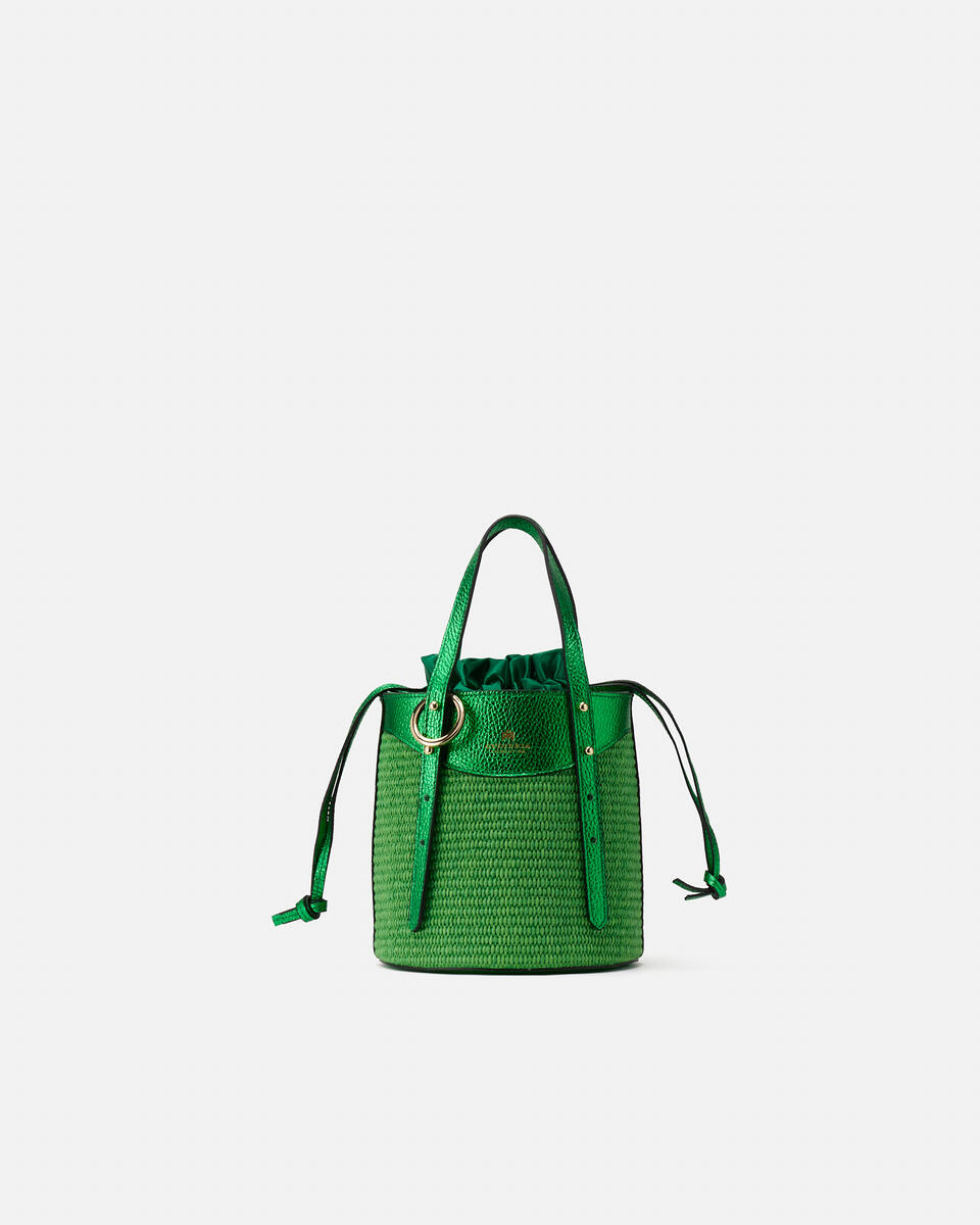 BUCKET Green  - Bucket Bags - Women's Bags - Bags - Cuoieria Fiorentina