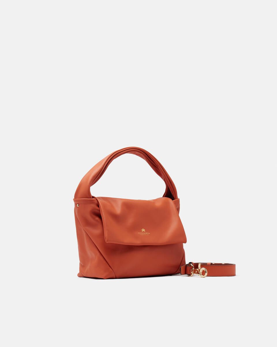 SMALL MESSENGER Apricot  - Bags - Special Price - Cuoieria Fiorentina