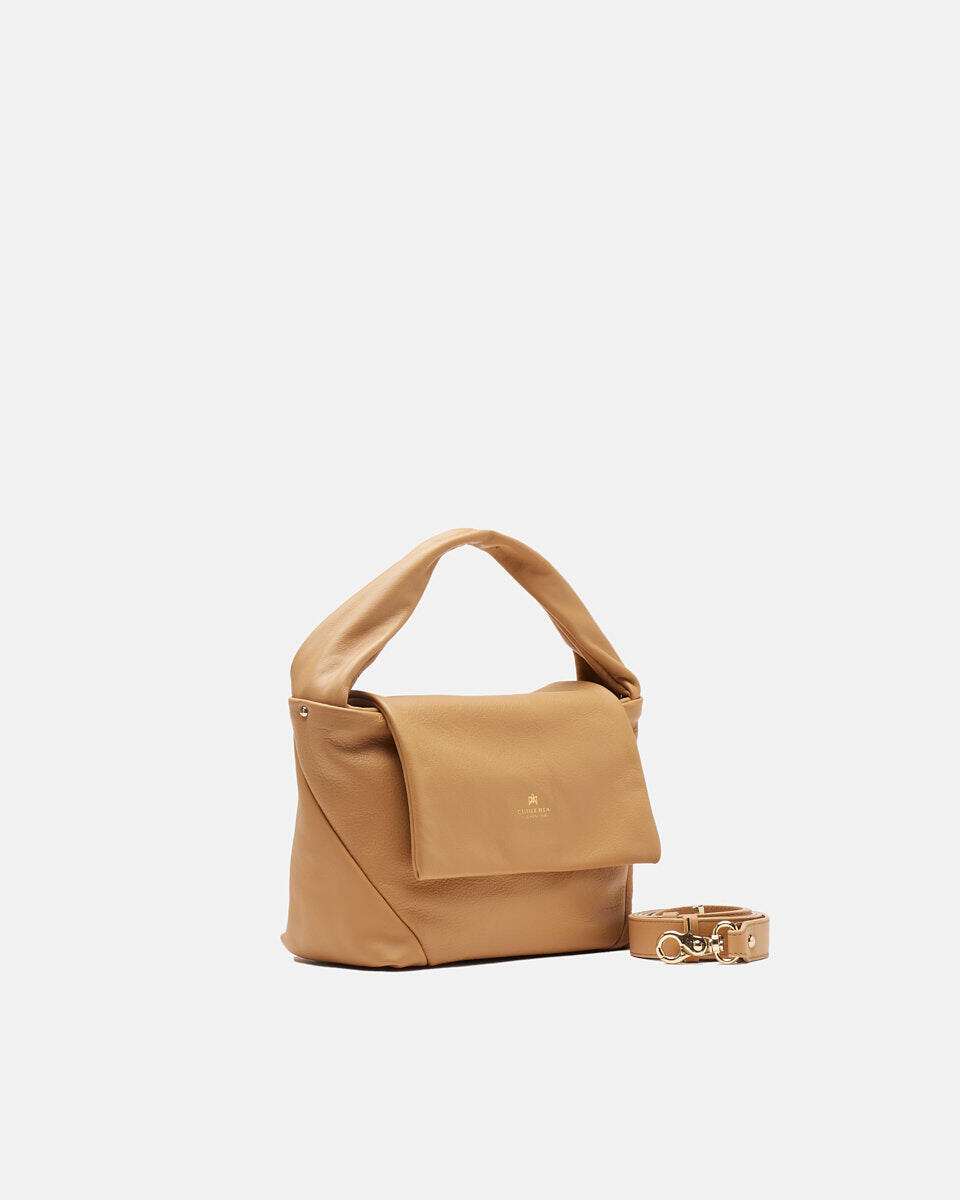Zoe messenger Caramel  - Messenger - Borse Donna - Borse - Cuoieria Fiorentina