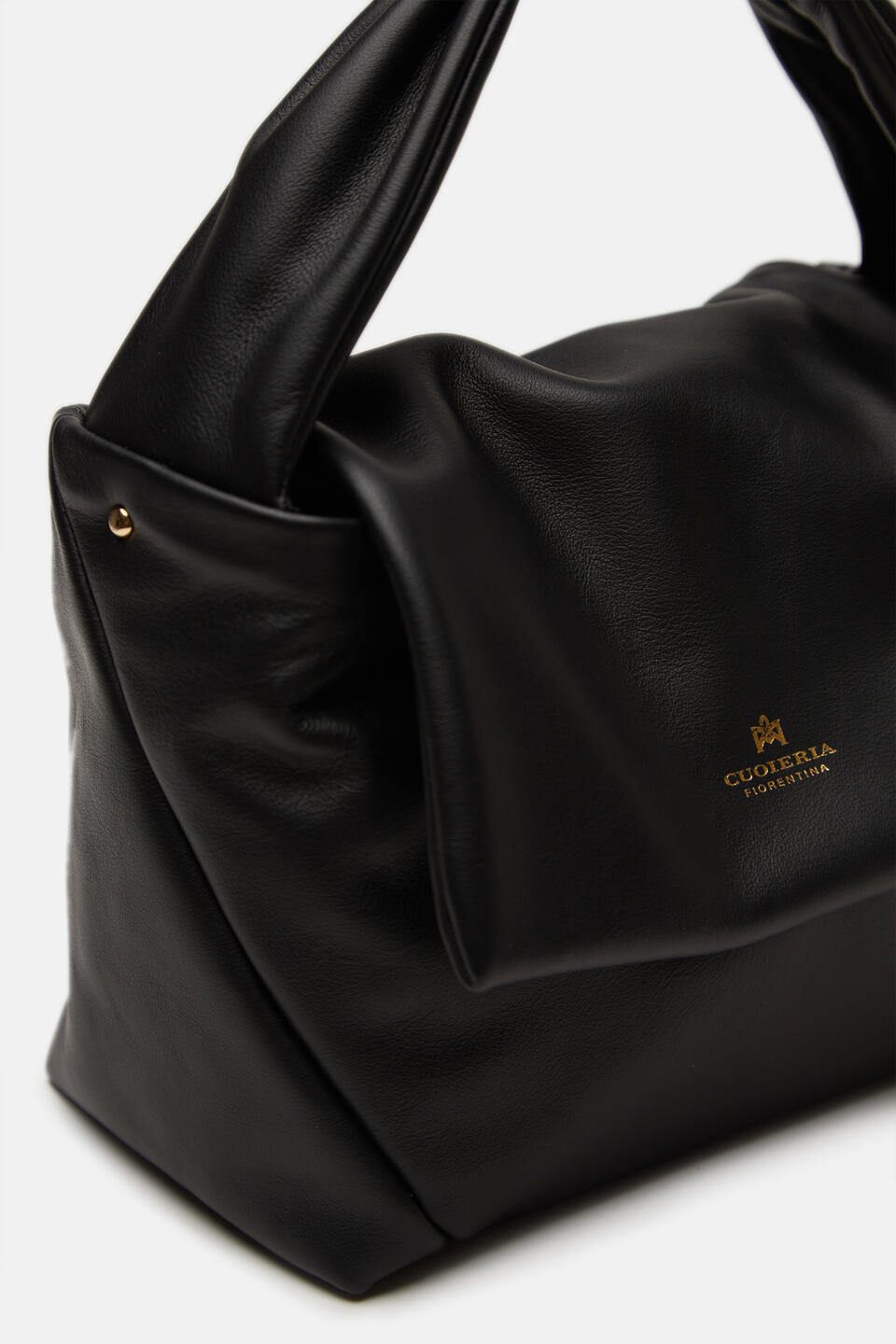 SMALL MESSENGER Black  - Tote Bag - Women's Bags - Bags - Cuoieria Fiorentina