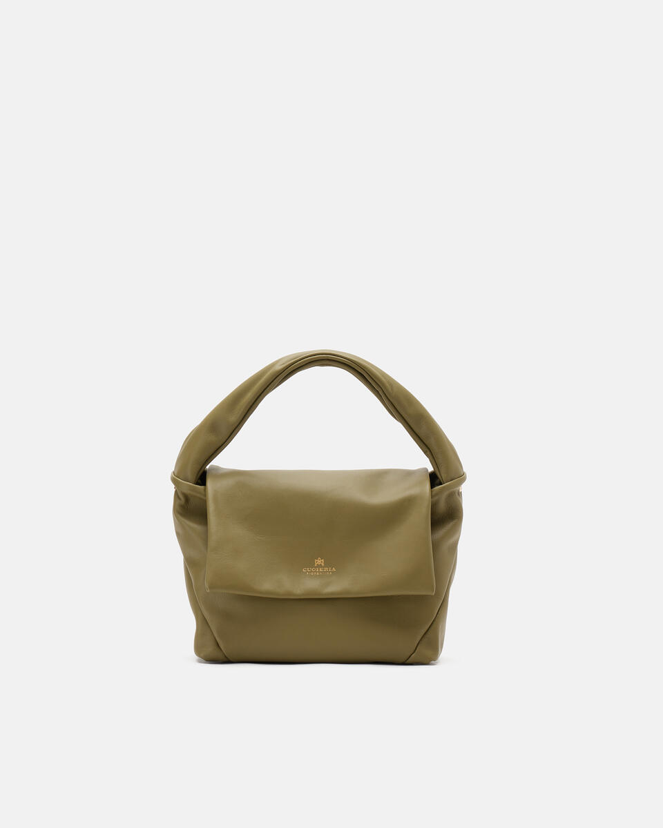 SMALL MESSENGER Olive  - Bags - Special Price - Cuoieria Fiorentina