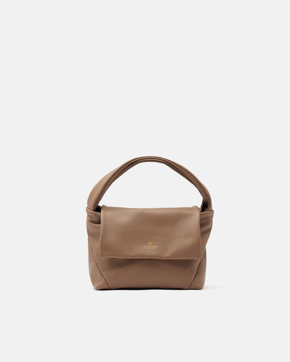 SMALL MESSENGER Taupe  - Bags - Special Price - Cuoieria Fiorentina