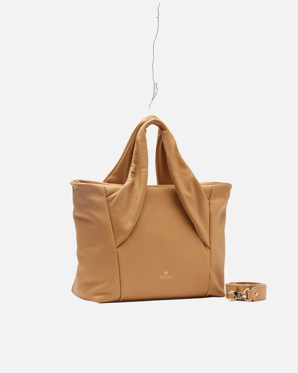 Zoe Small tote Caramel  - Shopping - Borse Donna - Borse - Cuoieria Fiorentina