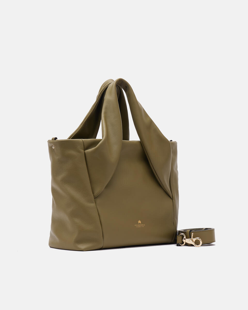 Zoe Small tote Oliva  - Shopping - Borse Donna - Borse - Cuoieria Fiorentina