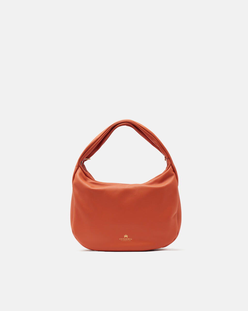 SMALL HOBO Apricot  - Tote Bag - Women's Bags - Bags - Cuoieria Fiorentina