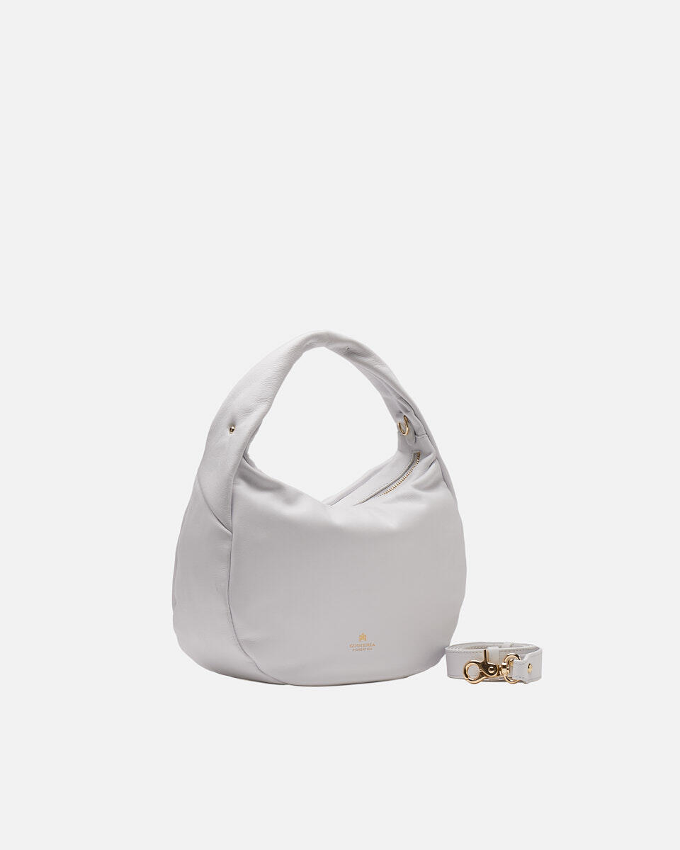 Zoe Small hobo BIANCO  - Tote Bag - Borse Donna - Borse - Cuoieria Fiorentina
