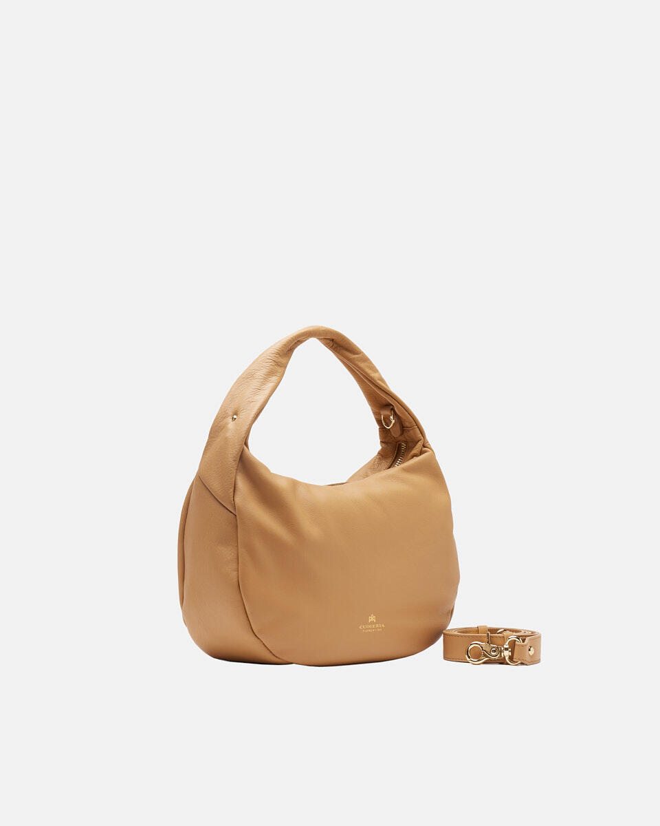 Zoe Small hobo CARAMEL  - Tote Bag - Borse Donna - Borse - Cuoieria Fiorentina