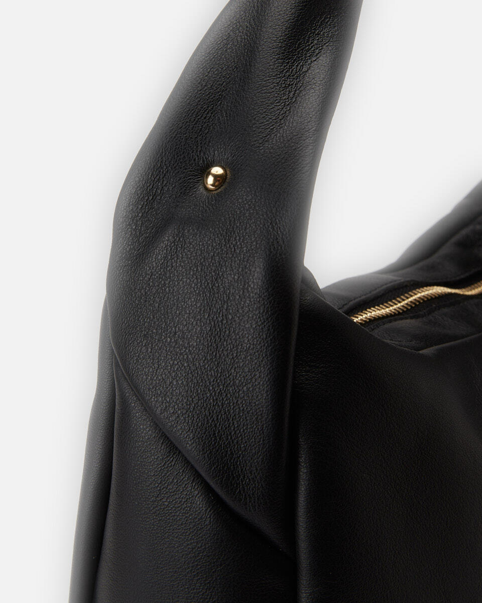 Zoe Small hobo NERO  - Tote Bag - Borse Donna - Borse - Cuoieria Fiorentina