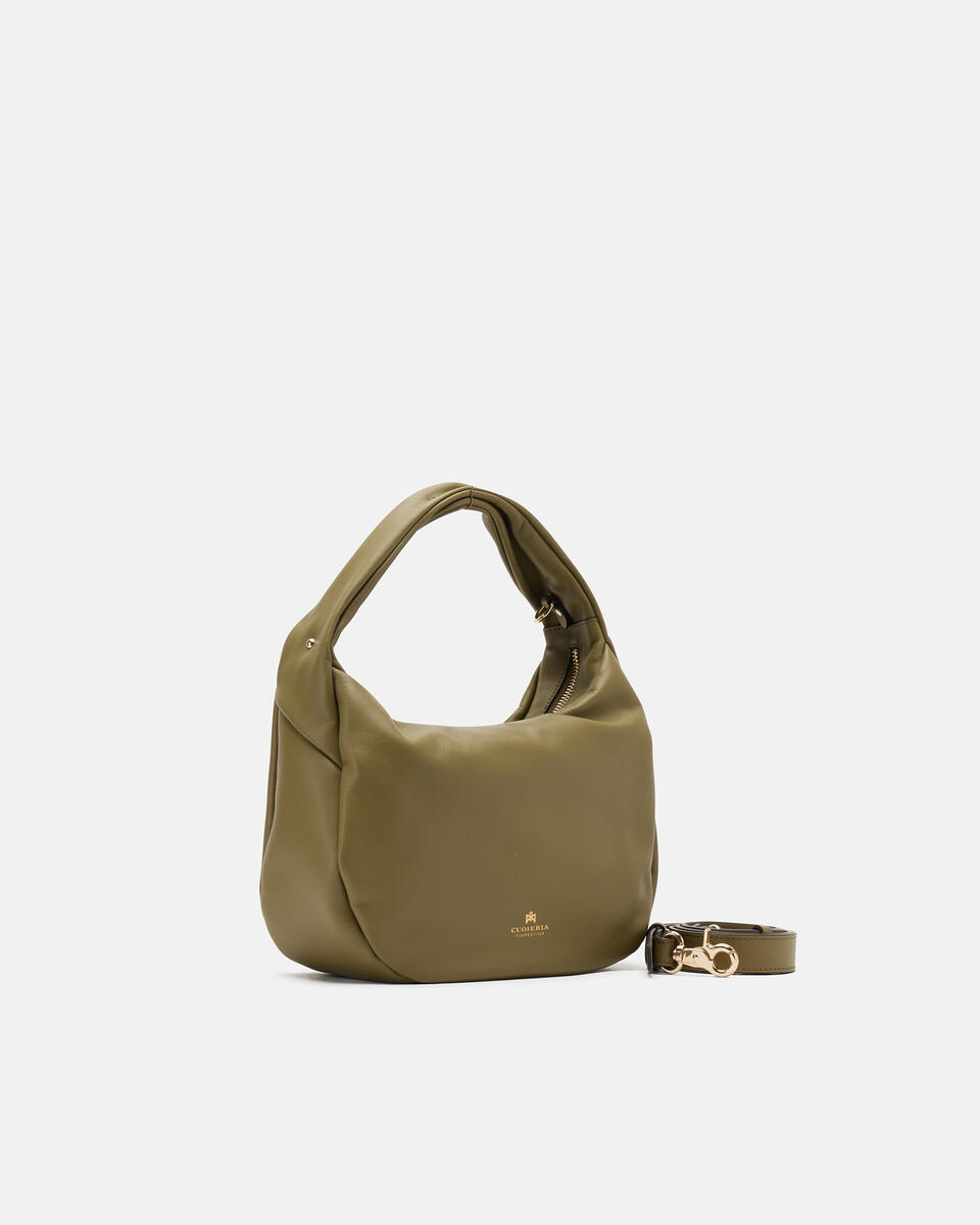SMALL HOBO Olive  - Tote Bag - Women's Bags - Bags - Cuoieria Fiorentina