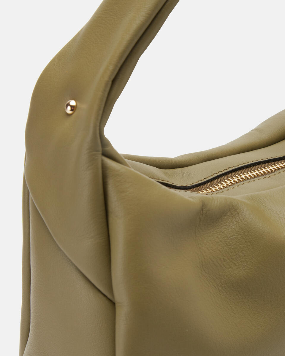 Zoe Small hobo Oliva  - Tote Bag - Borse Donna - Borse - Cuoieria Fiorentina