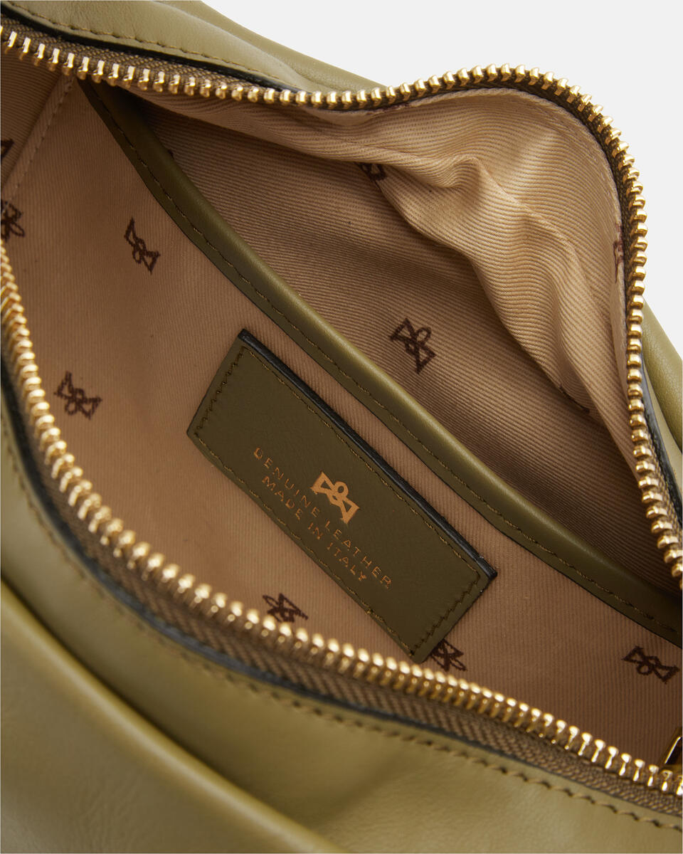 Zoe Small hobo Oliva  - Tote Bag - Borse Donna - Borse - Cuoieria Fiorentina