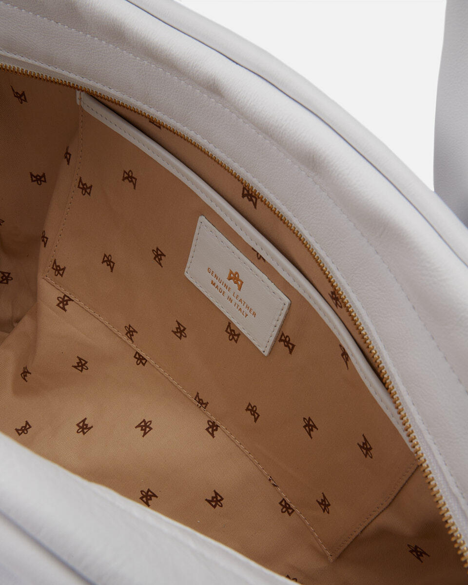Zoe Shopping BIANCO  - Shopping - Borse Donna - Borse - Cuoieria Fiorentina