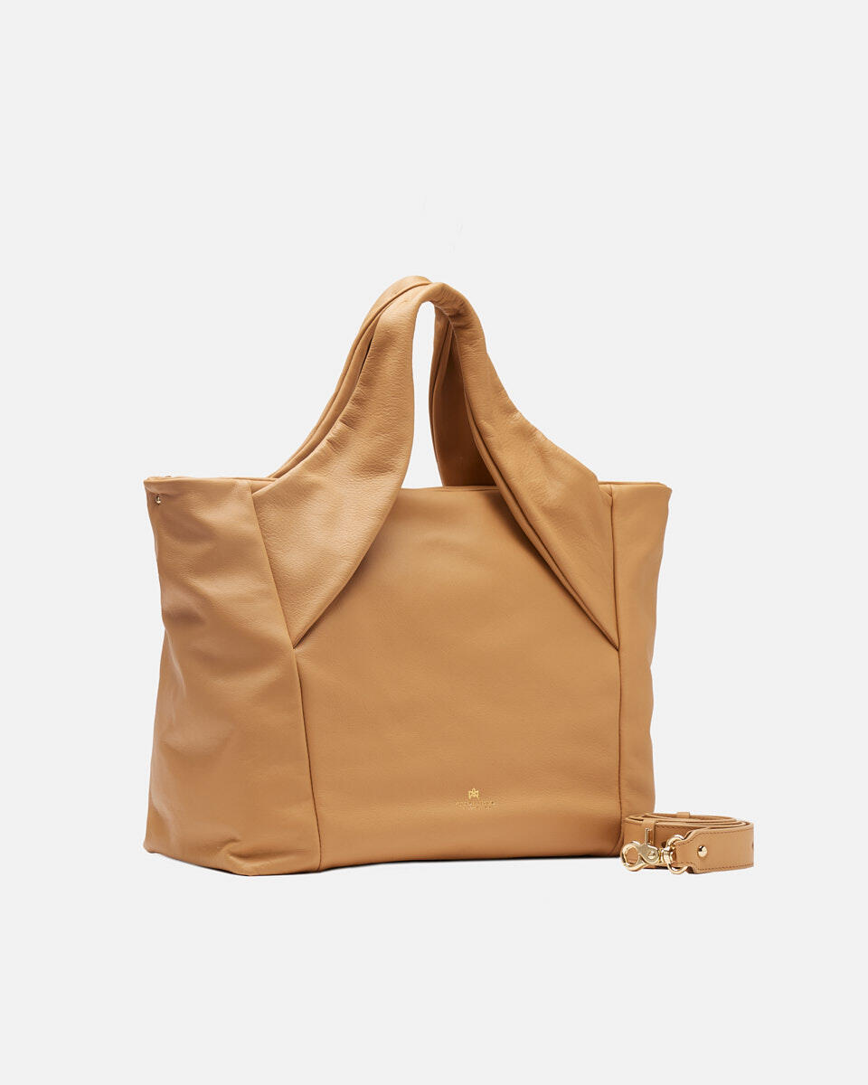 Zoe Shopping Caramel  - Shopping - Borse Donna - Borse - Cuoieria Fiorentina