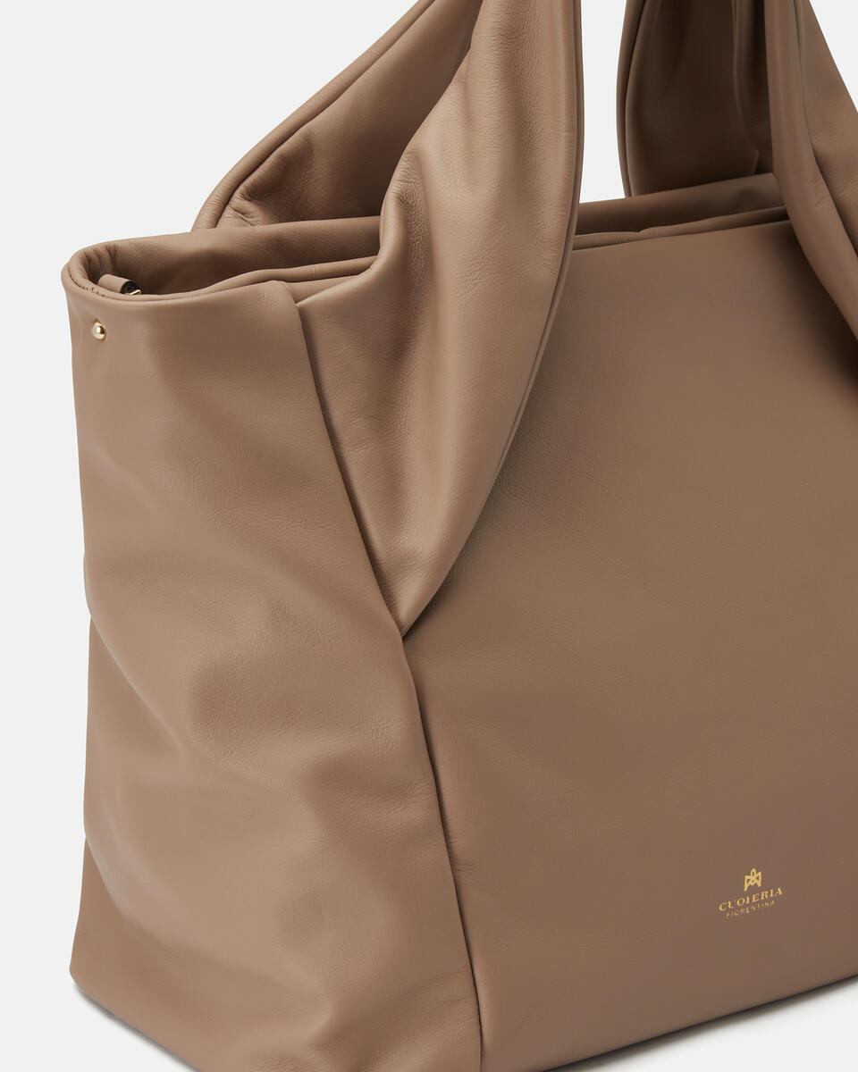 Zoe Shopping Taupe  - Shopping - Borse Donna - Borse - Cuoieria Fiorentina