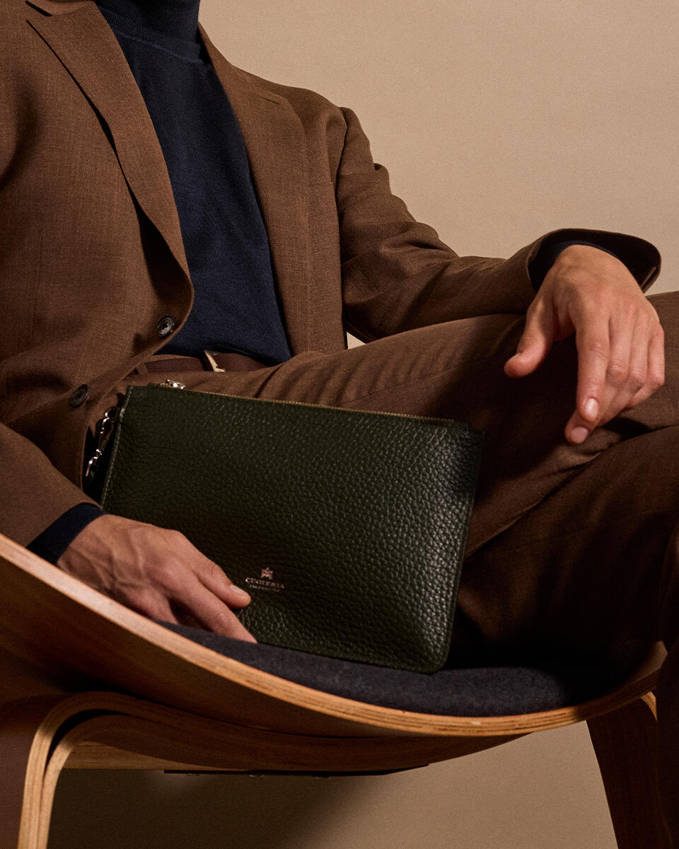 Brad Pochette Slim Uomo Tea  - Pochette - Borse Uomo - Borse - Cuoieria Fiorentina