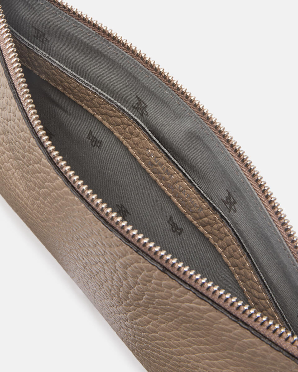 Brad Pochette Slim Uomo Taupe  - Cuoieria Fiorentina