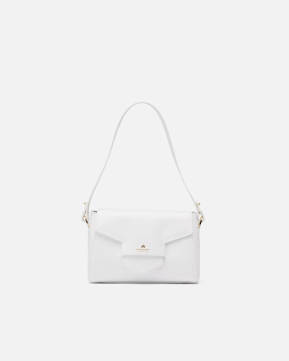 Small flap bag White  - Shoulder Bags - Women's Bags - Bags - Cuoieria Fiorentina