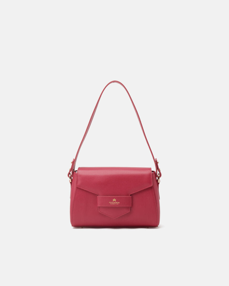 Small flap bag Fuchsia   - Shoulder Bags - Women's Bags - Bags - Cuoieria Fiorentina