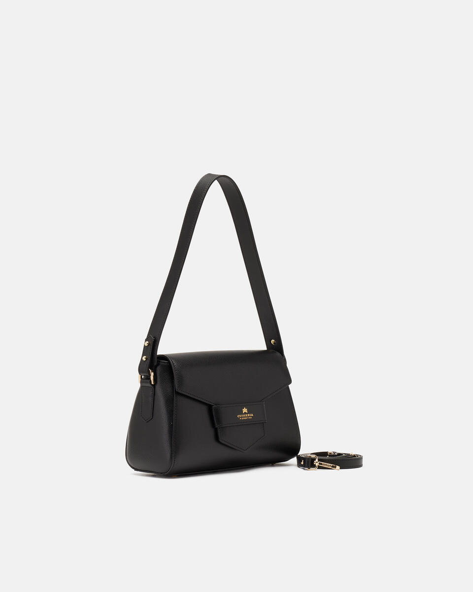 Maia Small Flap bag Nero  - Borse A Spalla - Borse Donna - Borse - Cuoieria Fiorentina