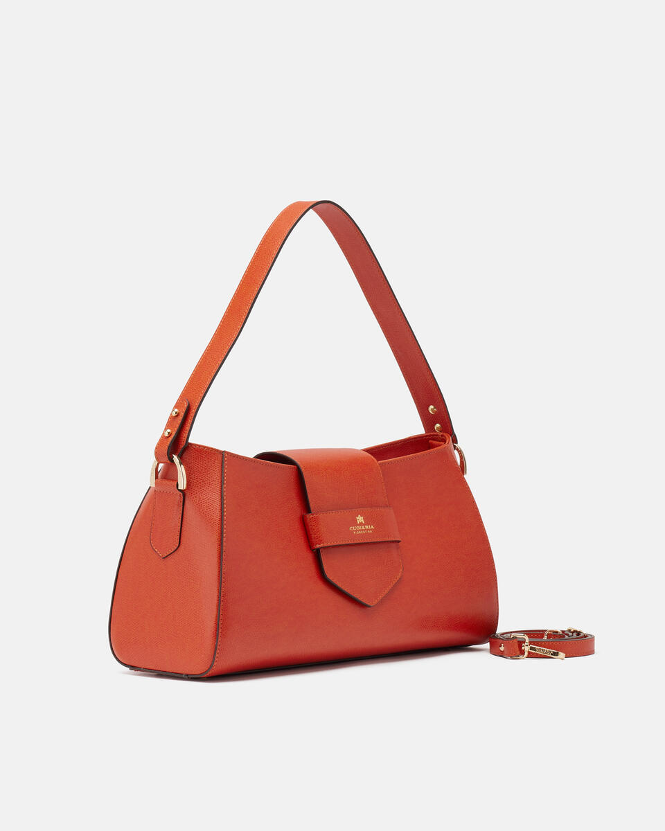 Shoulder bag Burnt orange  - Shoulder Bags - Women's Bags - Bags - Cuoieria Fiorentina