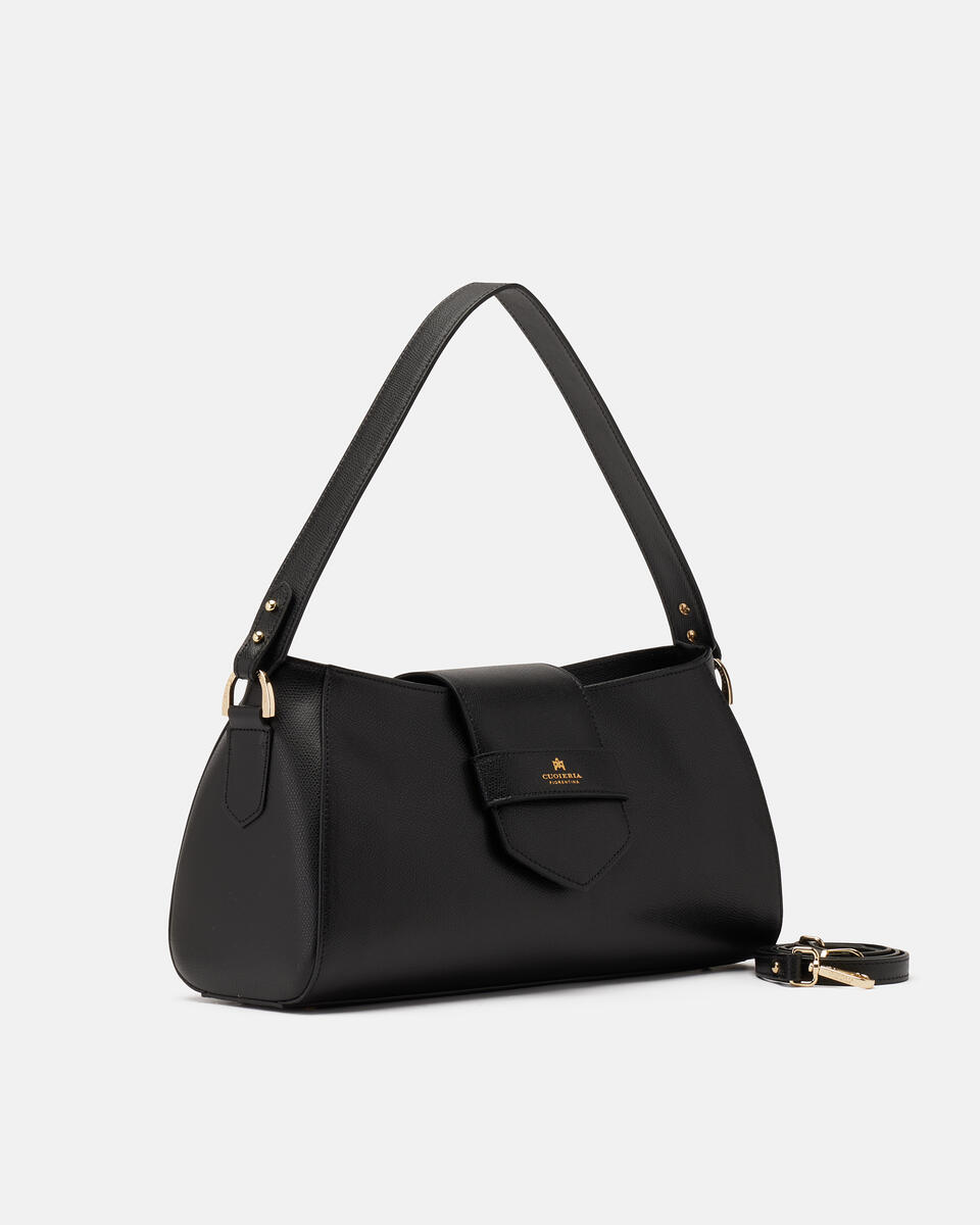 Maia Large hobo Nero  - Cuoieria Fiorentina