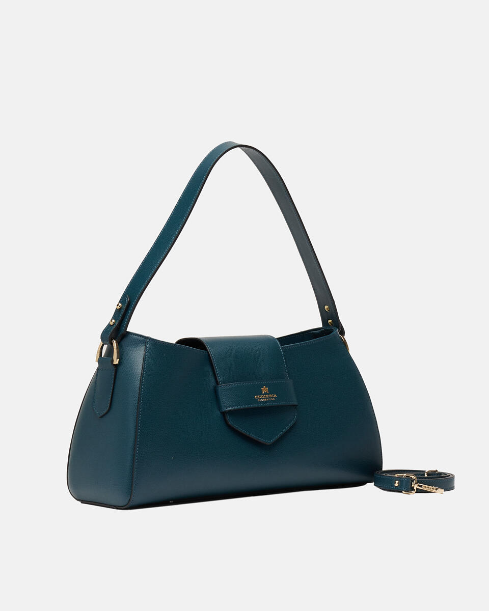 Shoulder bag Petrol  - Shoulder Bags - Women's Bags - Bags - Cuoieria Fiorentina
