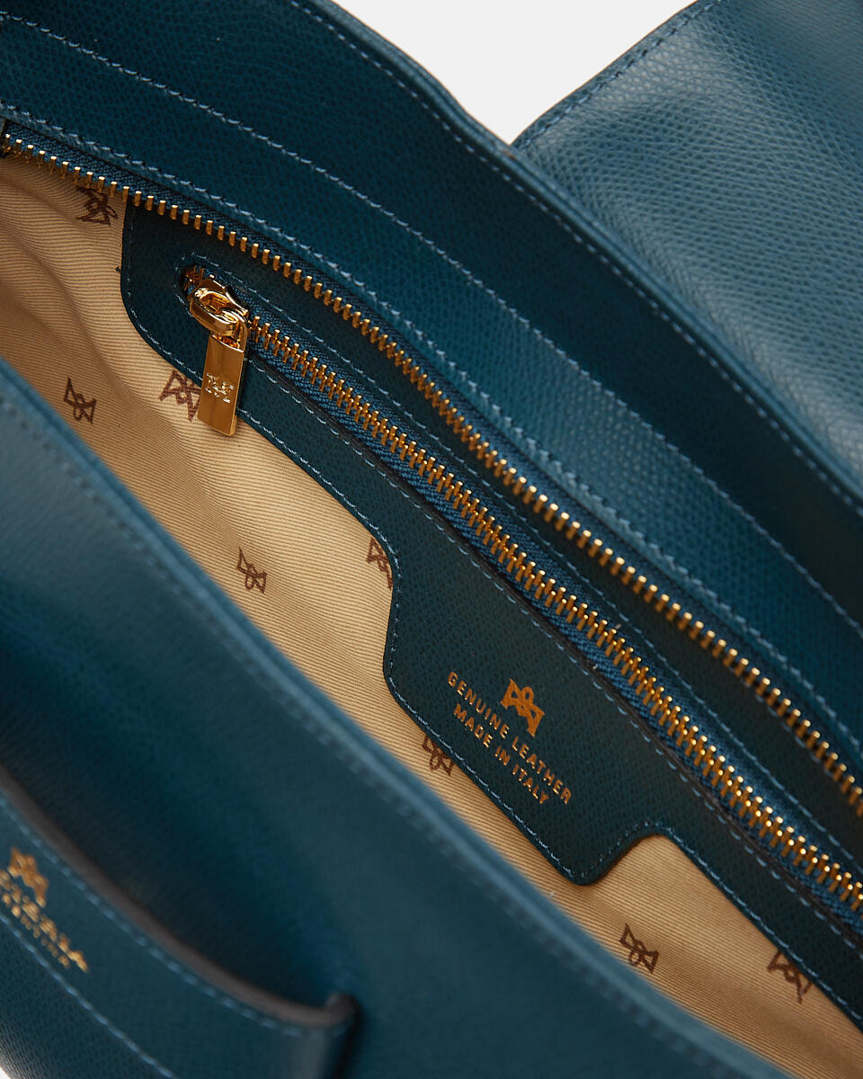 Shoulder bag Petrol  - Shoulder Bags - Women's Bags - Bags - Cuoieria Fiorentina